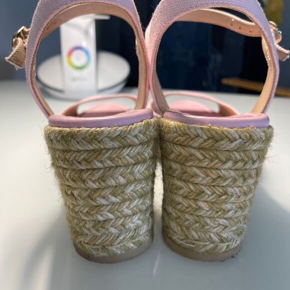 Stuart Weitzman Women's Tia Espadrille Wedge Sandals Sz 9 - Picture 5 of 5